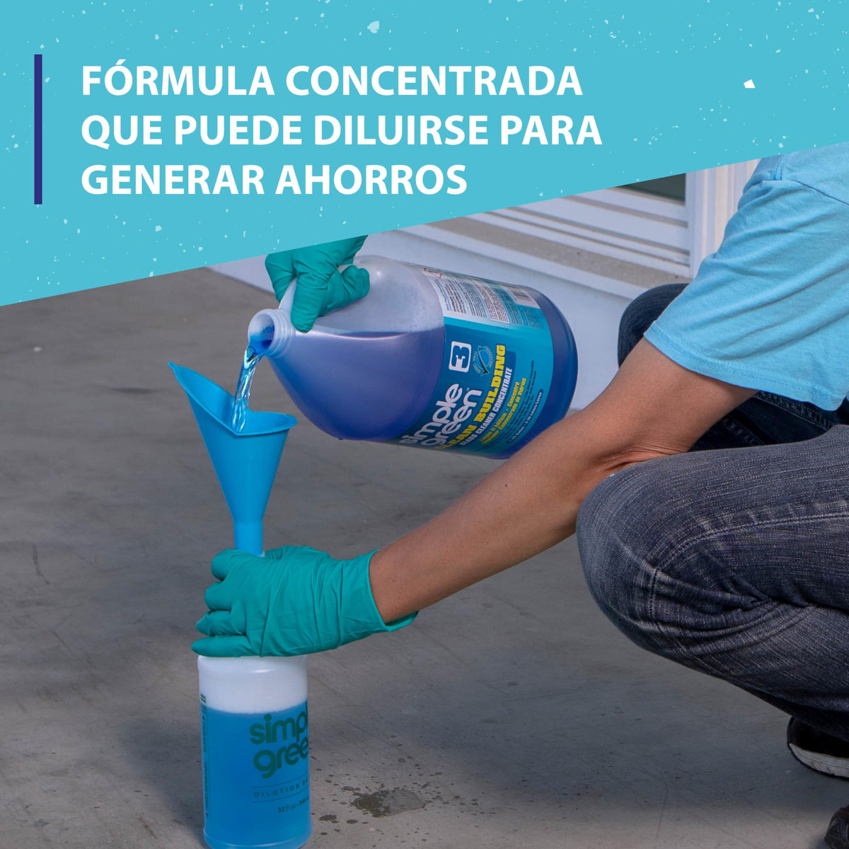 Simple Green 11301 Clean Building Glass Cleaner Concentrate, Unscented, 1gal Bottle (Case of 2)