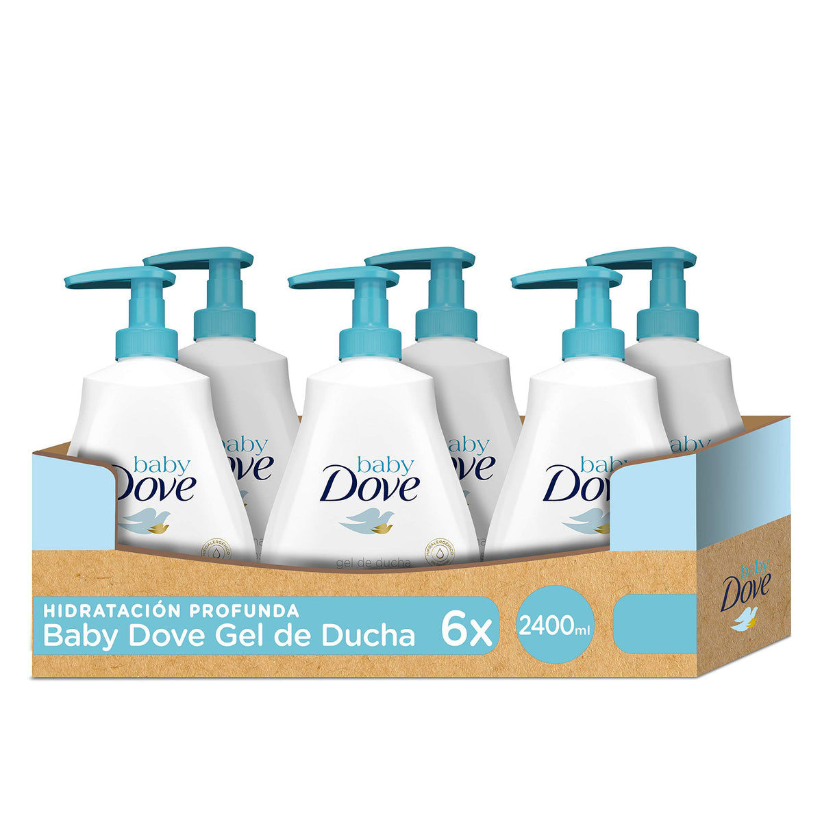Baby Dove Baby Product - Pack of 6 x 400 ml (Total: 2400 ml) Hydration