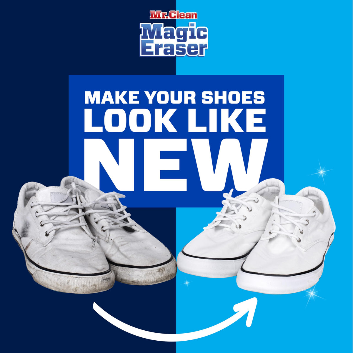 Mr. Clean Magic Eraser Extra Durable, Shoe Cleaner, Cleaner Pads with Durafoam, 10 Count