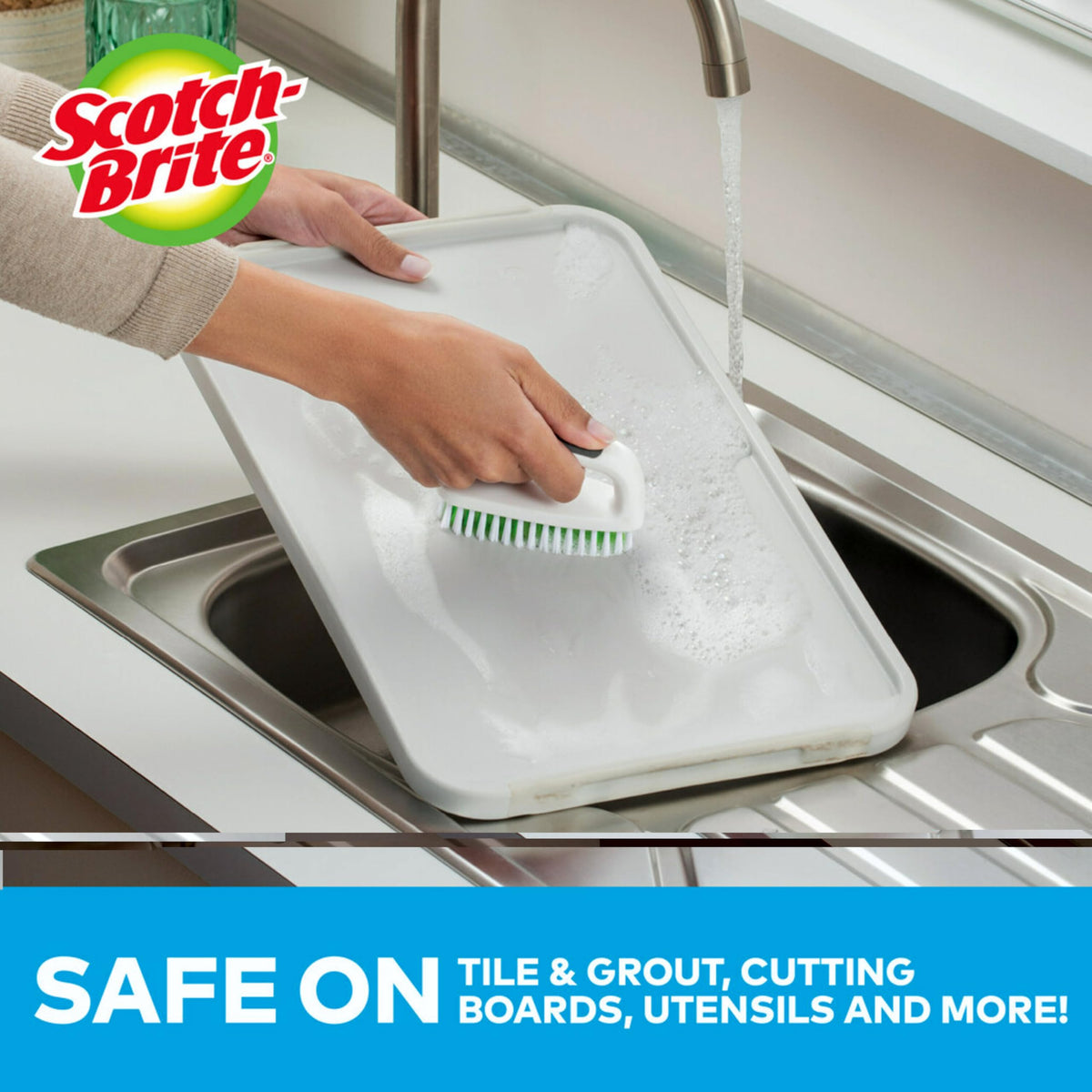 Scotch-Brite Hand & Nail Brush (6 Brushes Total)