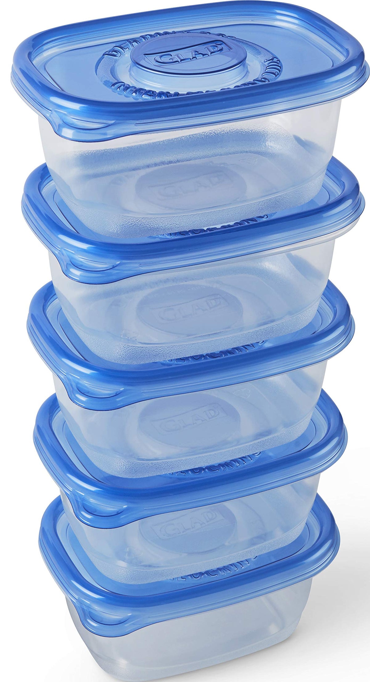GladWare Soup & Salad Everyday Use, Medium Rectangle Storage, Standard, 24 Oz, 5 Count