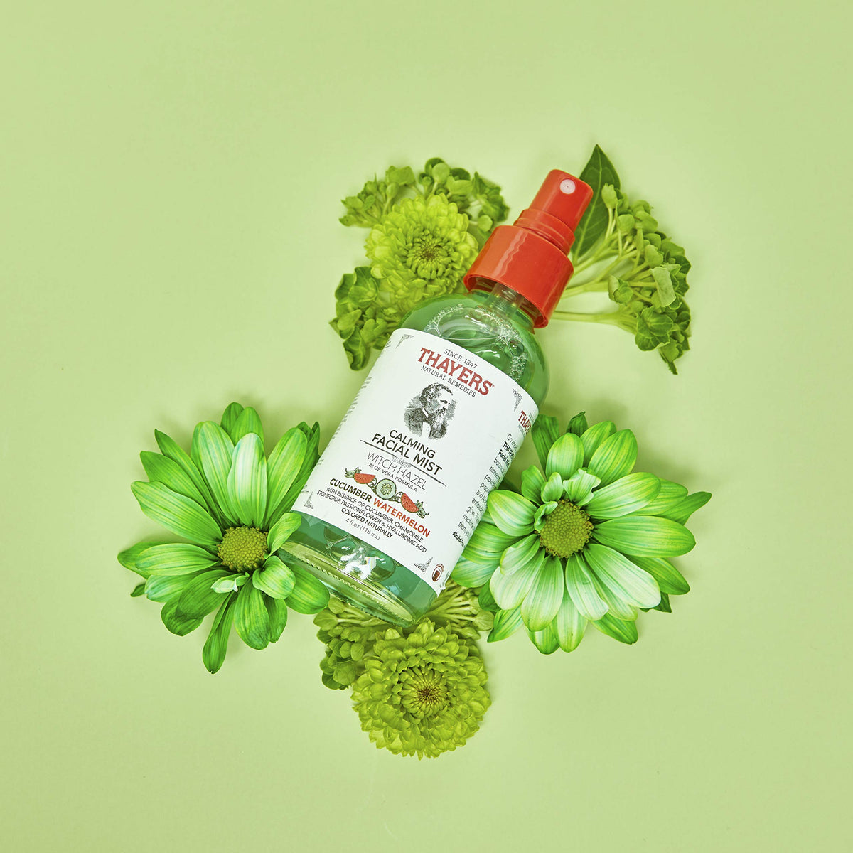THAYERS Calming Cucumber Watermelon Facial Mist, 4 Ounce