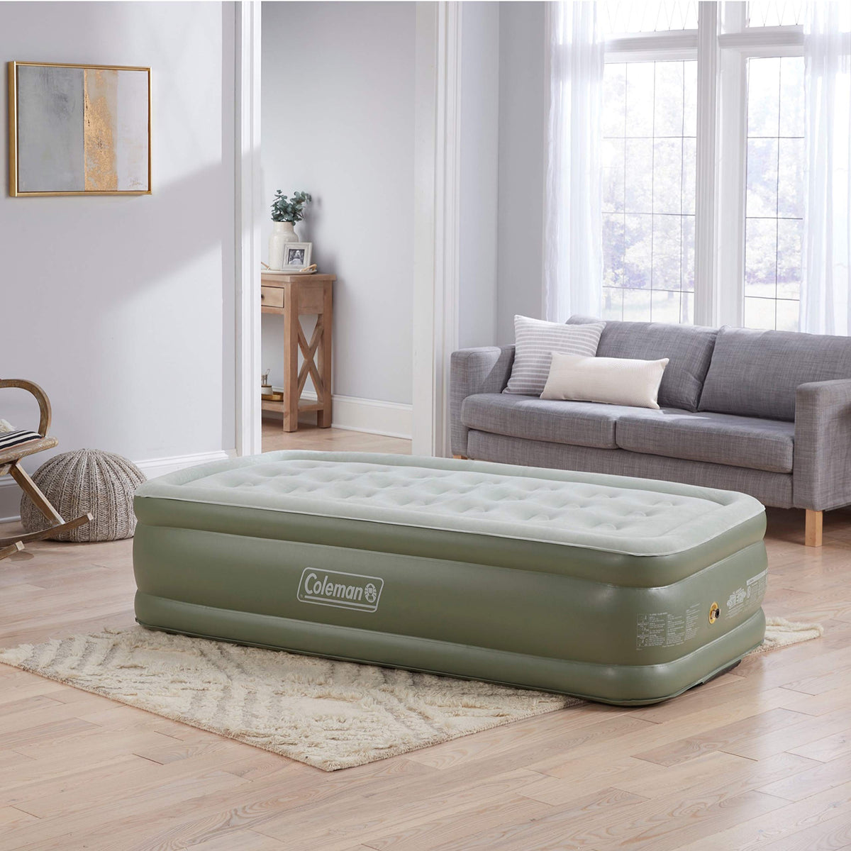Coleman Air Mattress | SupportRest Double High Air Bed, Twin