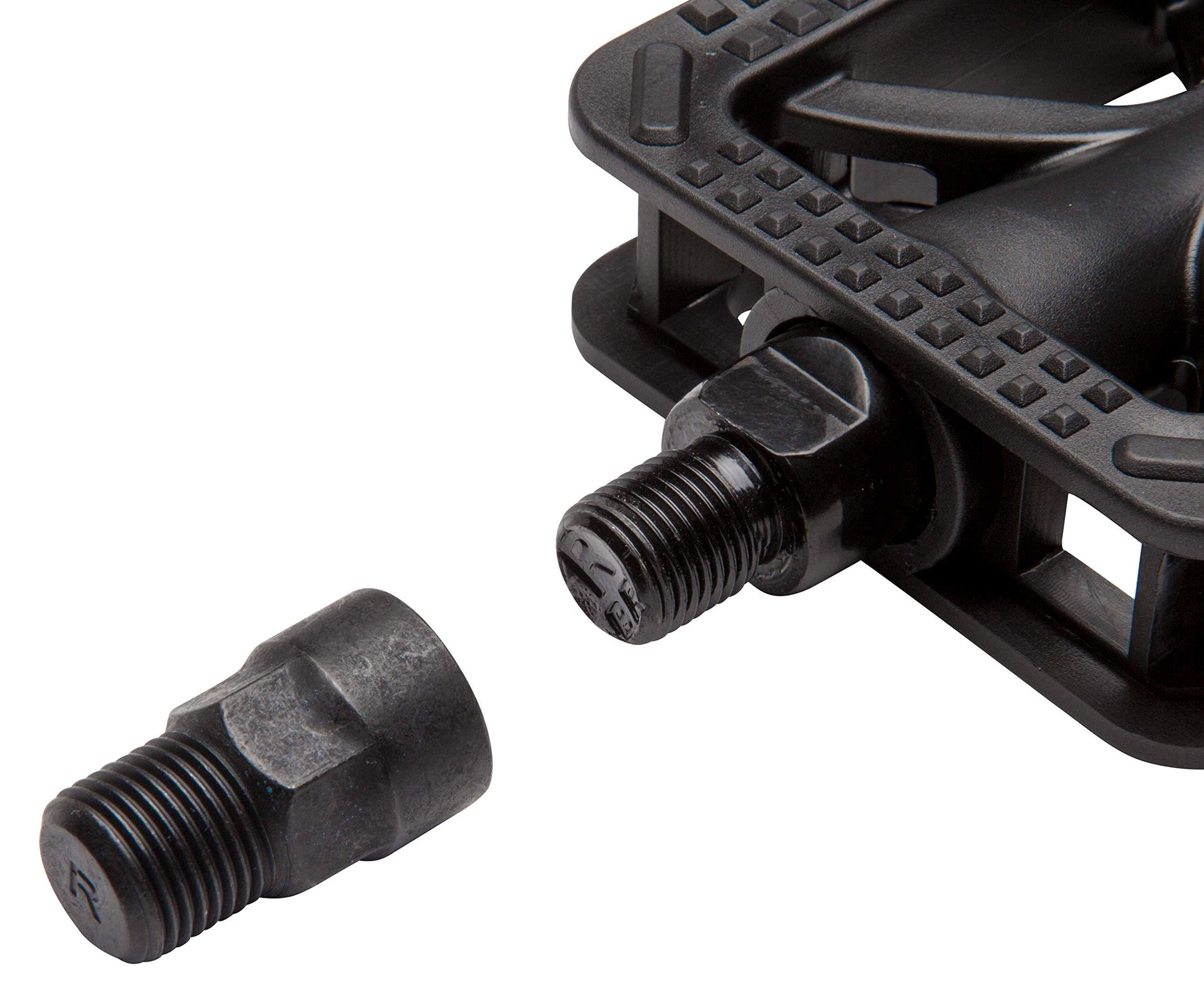 Schwinn Universal Composite Bike Pedals, Fits Most Adult Bikes for Men and Women, with 1/2-inch and 9/16-inch adaptors, Universal Fit Bike Pedal Replacement