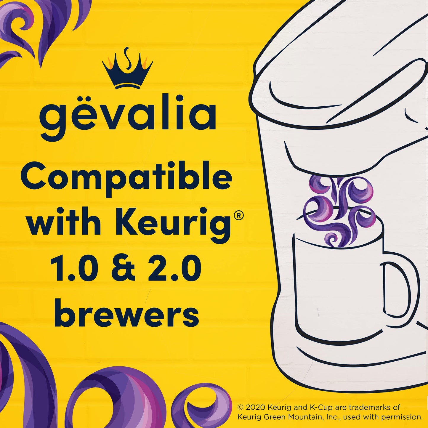 Gevalia Majestic Roast Bold Dark Roast Kâ€Cup Coffee Pods, 12 ct. Box