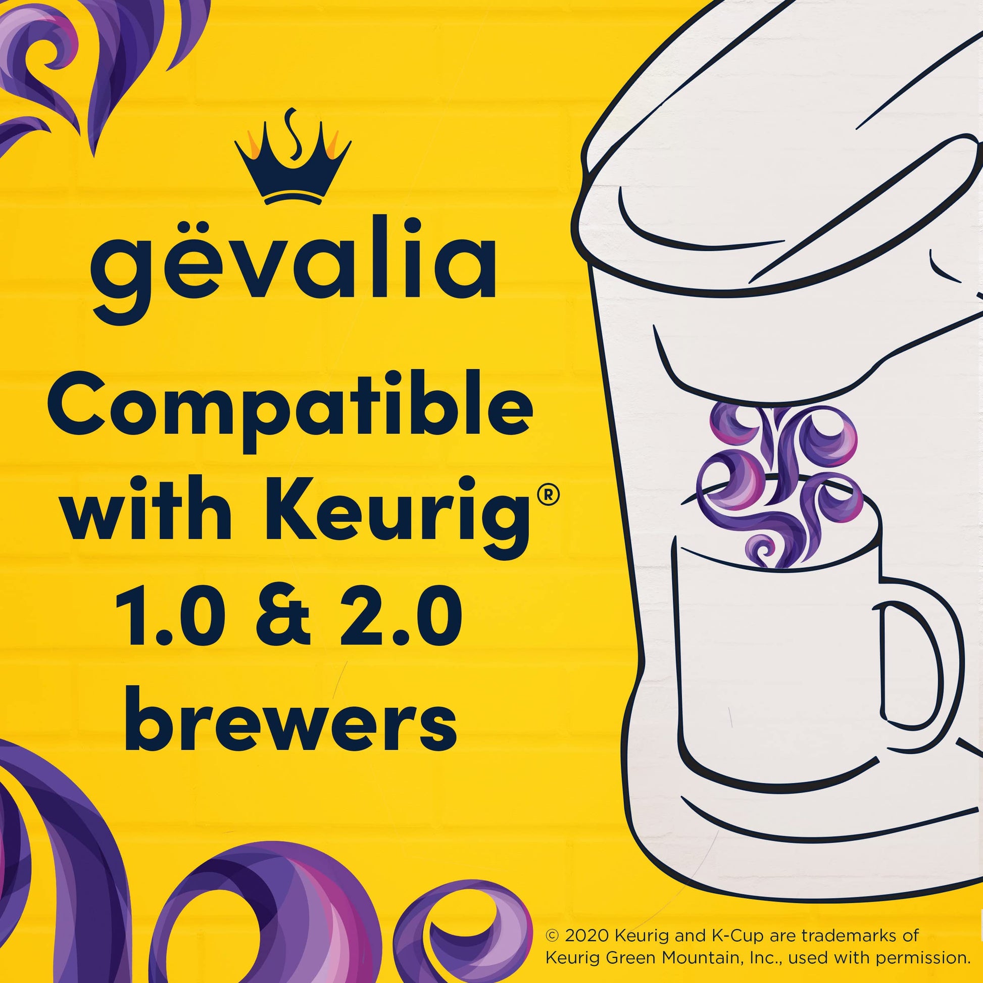 Gevalia Majestic Roast Bold Dark Roast Kâ€Cup Coffee Pods, 12 ct. Box