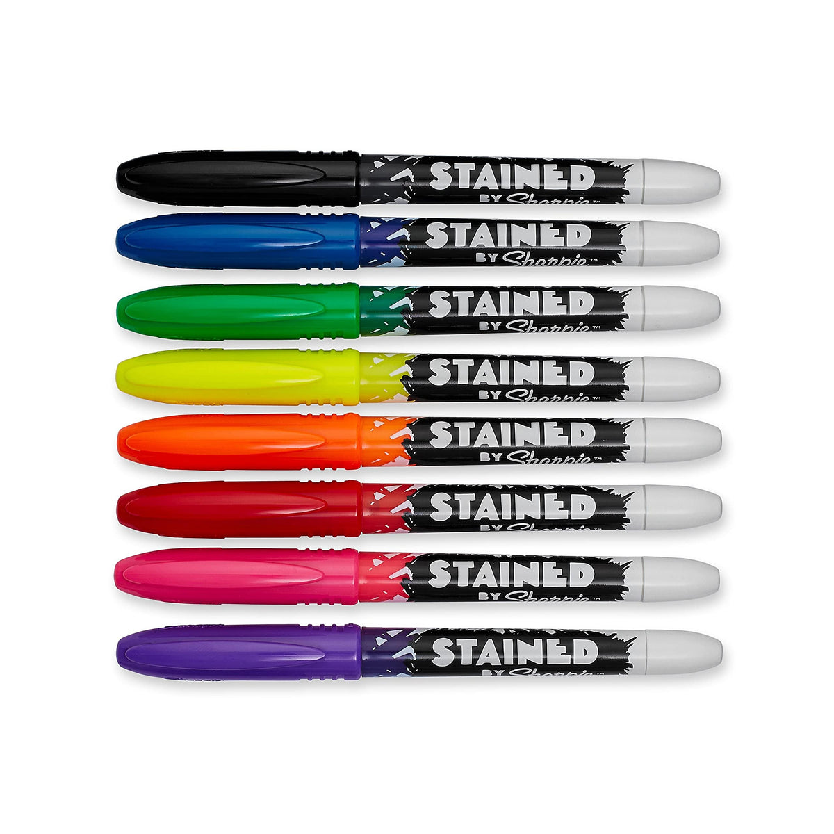 Sharpie Stained Fabric Marker, Assorted Colours, Pack of 8