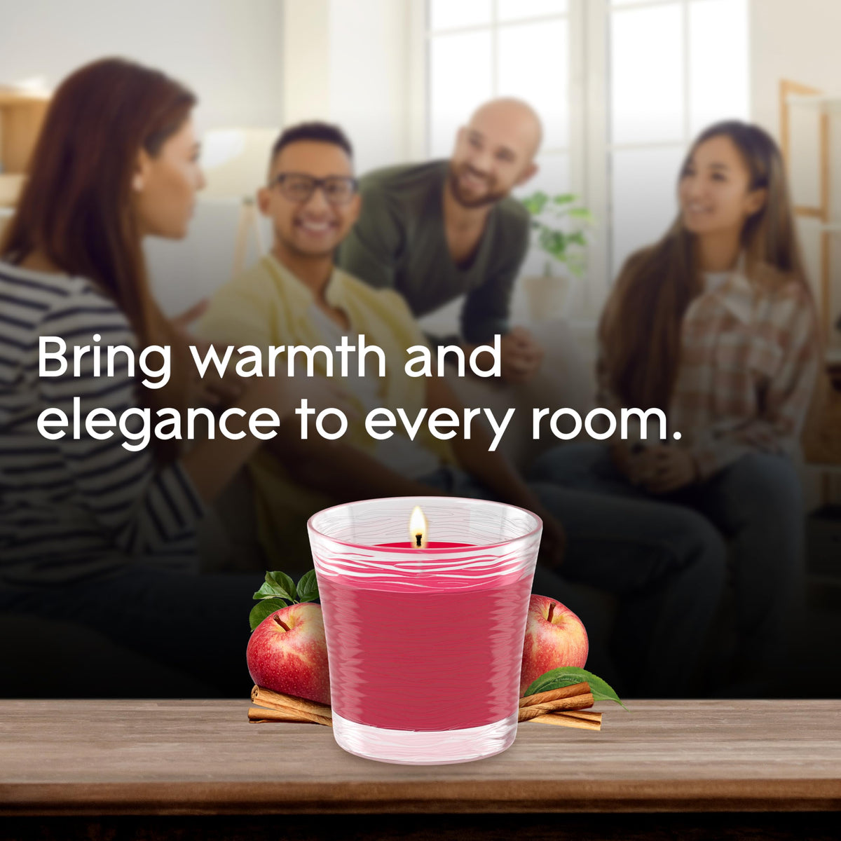 GLADE Apple Cinnamon Candle Air Freshener