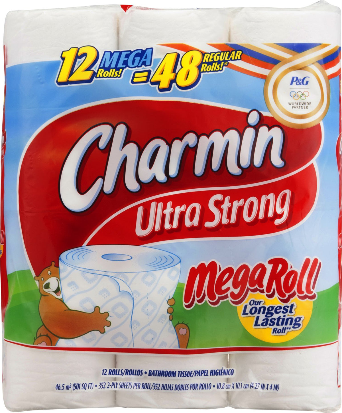 Charmin Ultra Strong Mega Roll Bathroom Tissue - 12 CT