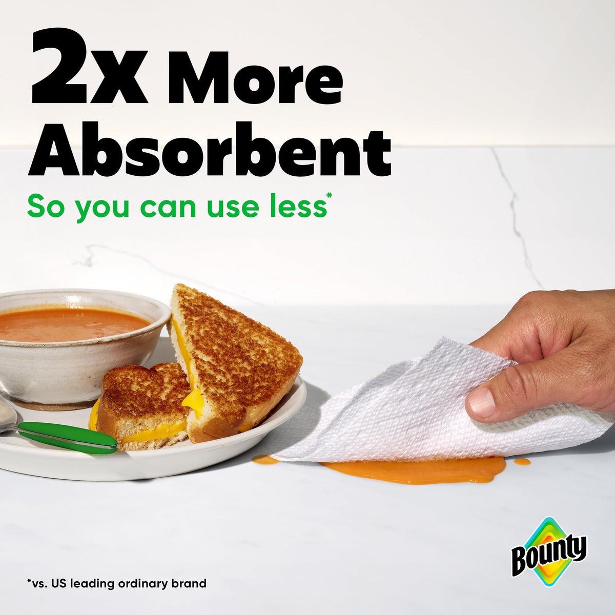 Bounty Paper Towels Select-A-Size, White, 4 Triple Rolls = 12 Regular Rolls