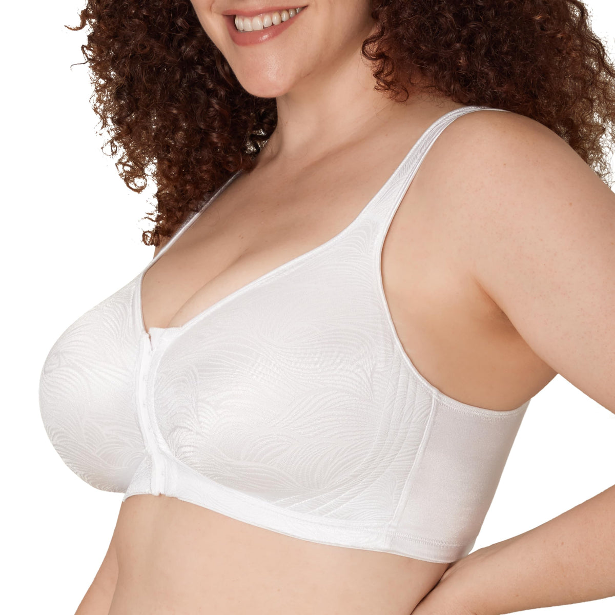 Playtex Women's 18 Hour Extra Back Support Front Close Wireless Bra USE52E with 2-Pack Option