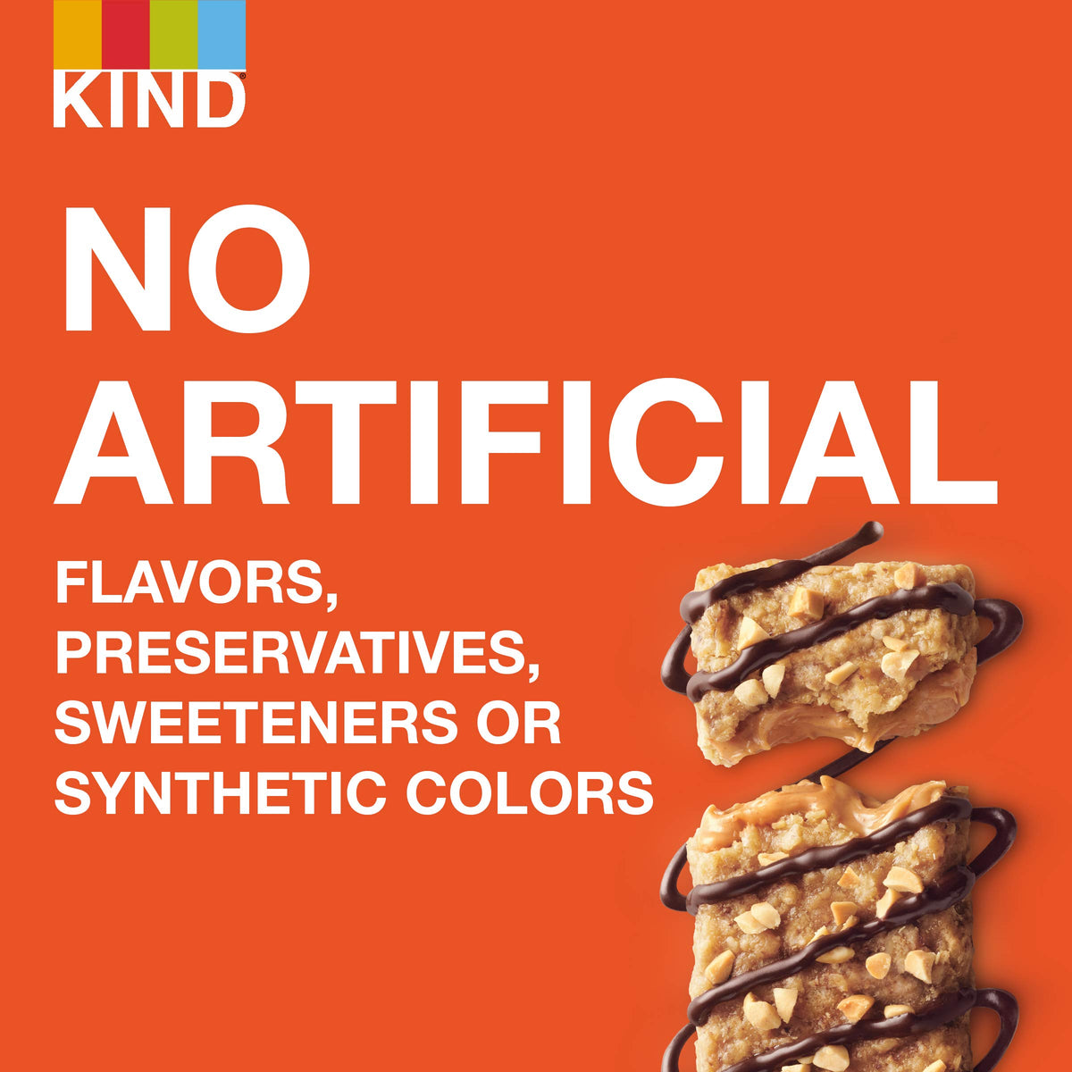 KIND Nut Butter Filled Bars, Creamy Peanut Butter, 32Count