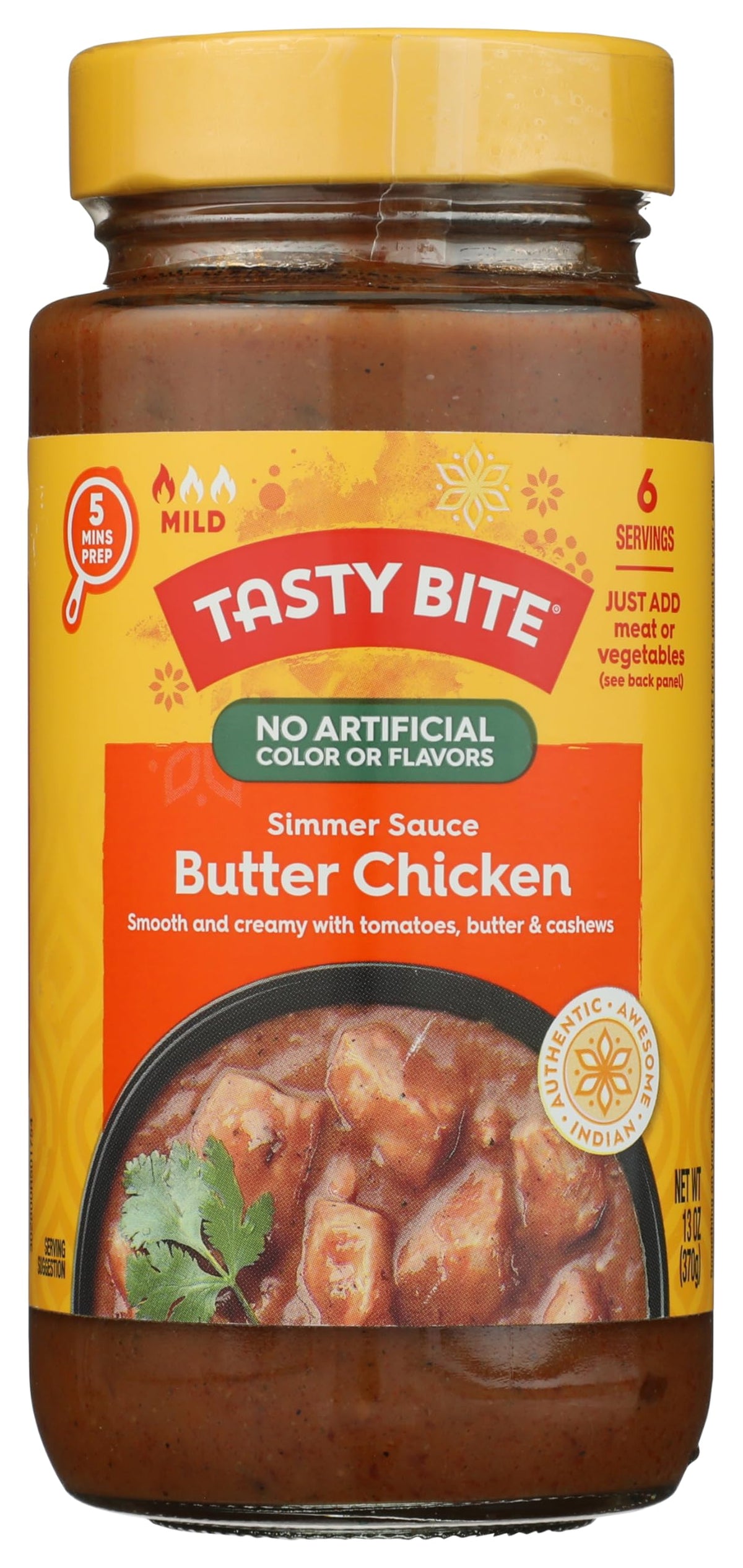 Tastybite Butter Chicken Simmer Sauce, 13 Oz