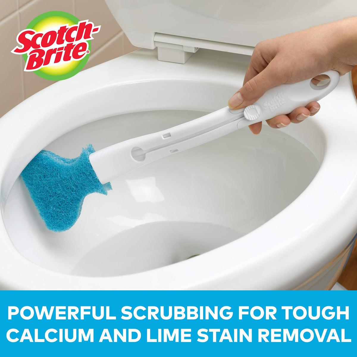 Scotch-Brite Basic Disposable Toilet Bowl Scrubber, 18 Refills
