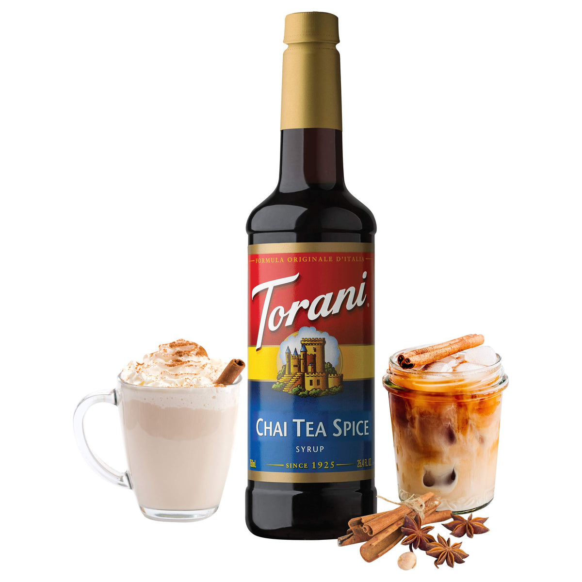 Torani Syrup, Chai Tea Spice, 25.4 Ounces (Pack of 4)