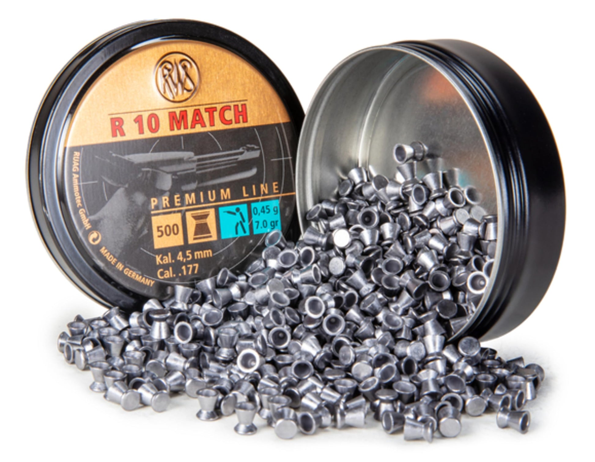 RWS 2315014 Competition Air Gun Pellets 8.2 Grain 0.177cal 5