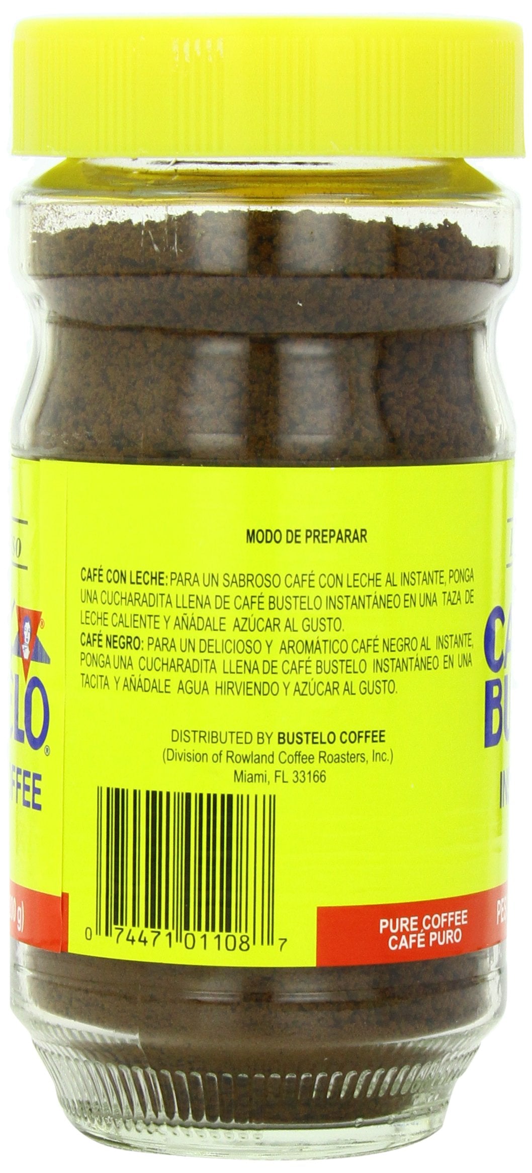 Café Bustelo Coffee, Espresso Style Instant Coffee, 7.05 Ounces, 12 Count