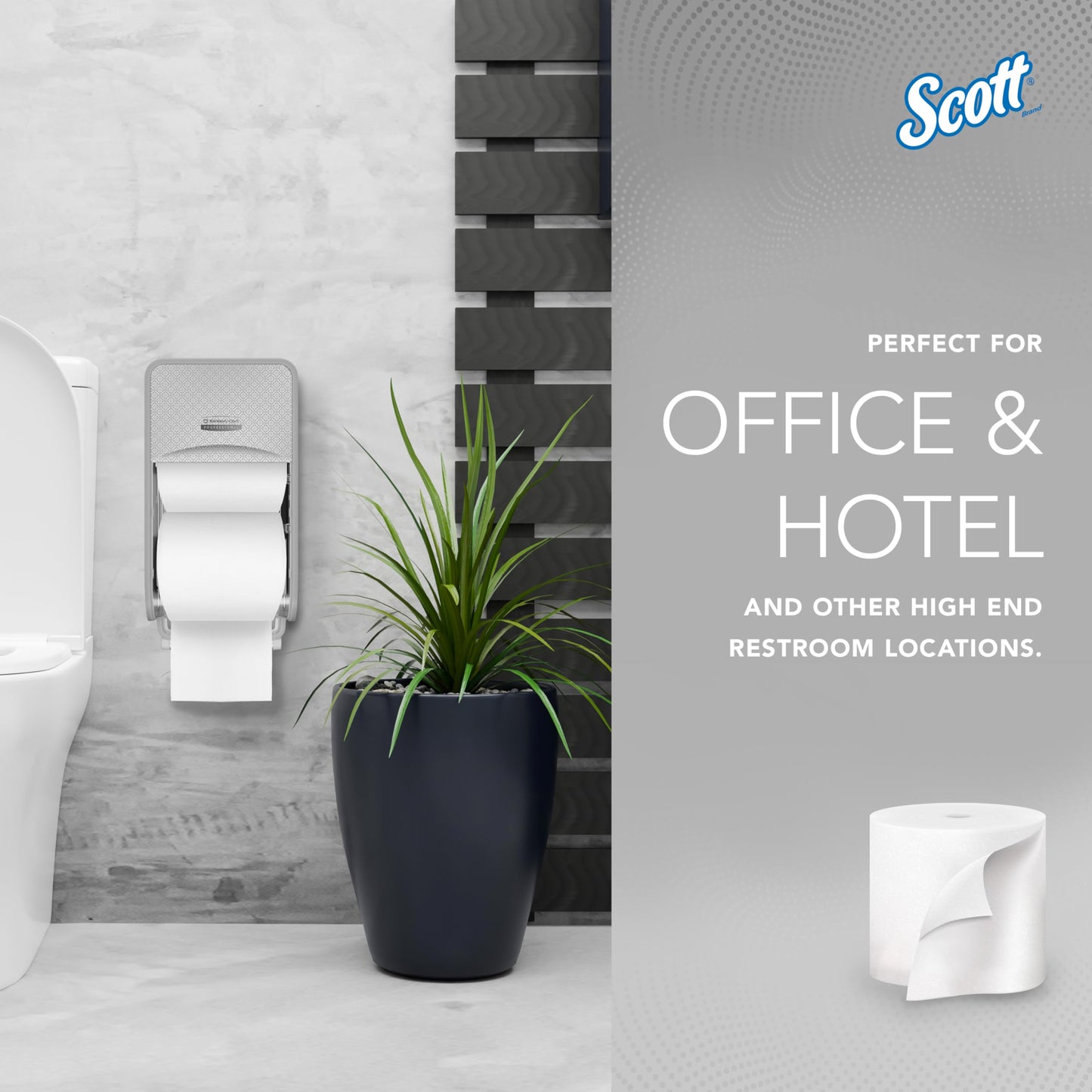 ScottÂ® Essential Coreless High-Capacity Standard Roll Bulk Toilet Paper (04007), 2-Ply, White (1,000 Sheets/Roll, 36 Rolls/Case, 36,000 Sheets/Case)