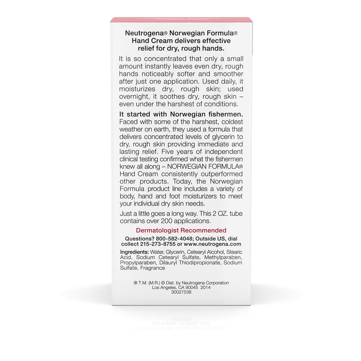 Neutrogena Norwegian Formula Hand Cream, Original, 2 Ounce