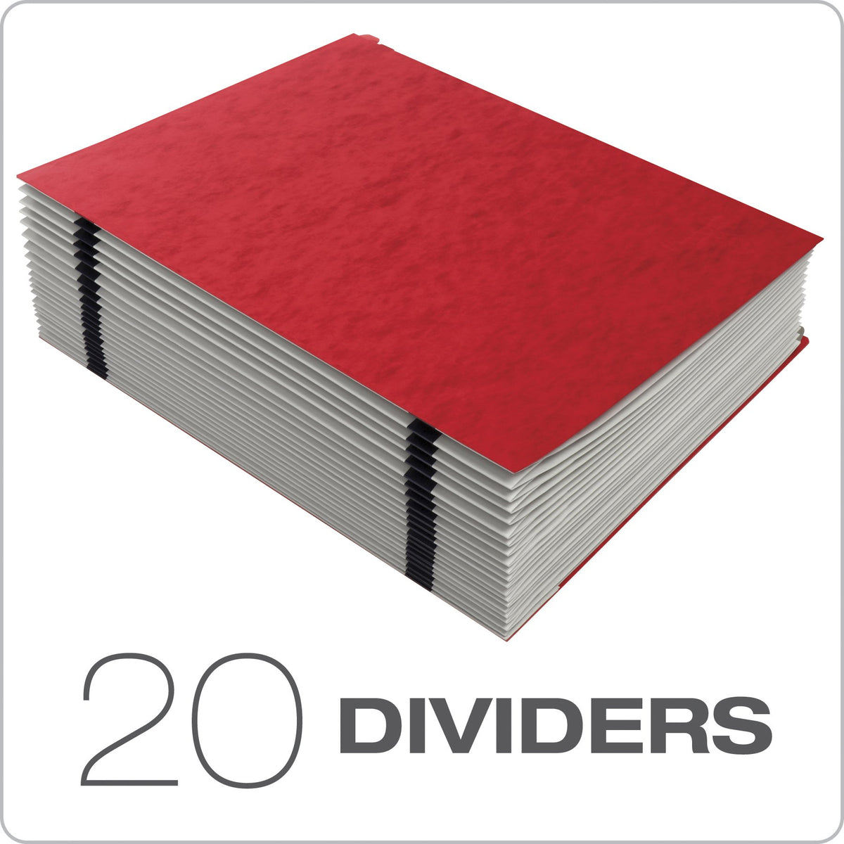 Pendaflex Expanding Desk File, Alphabetic (A–Z), Letter Size, Red, Each (11017)