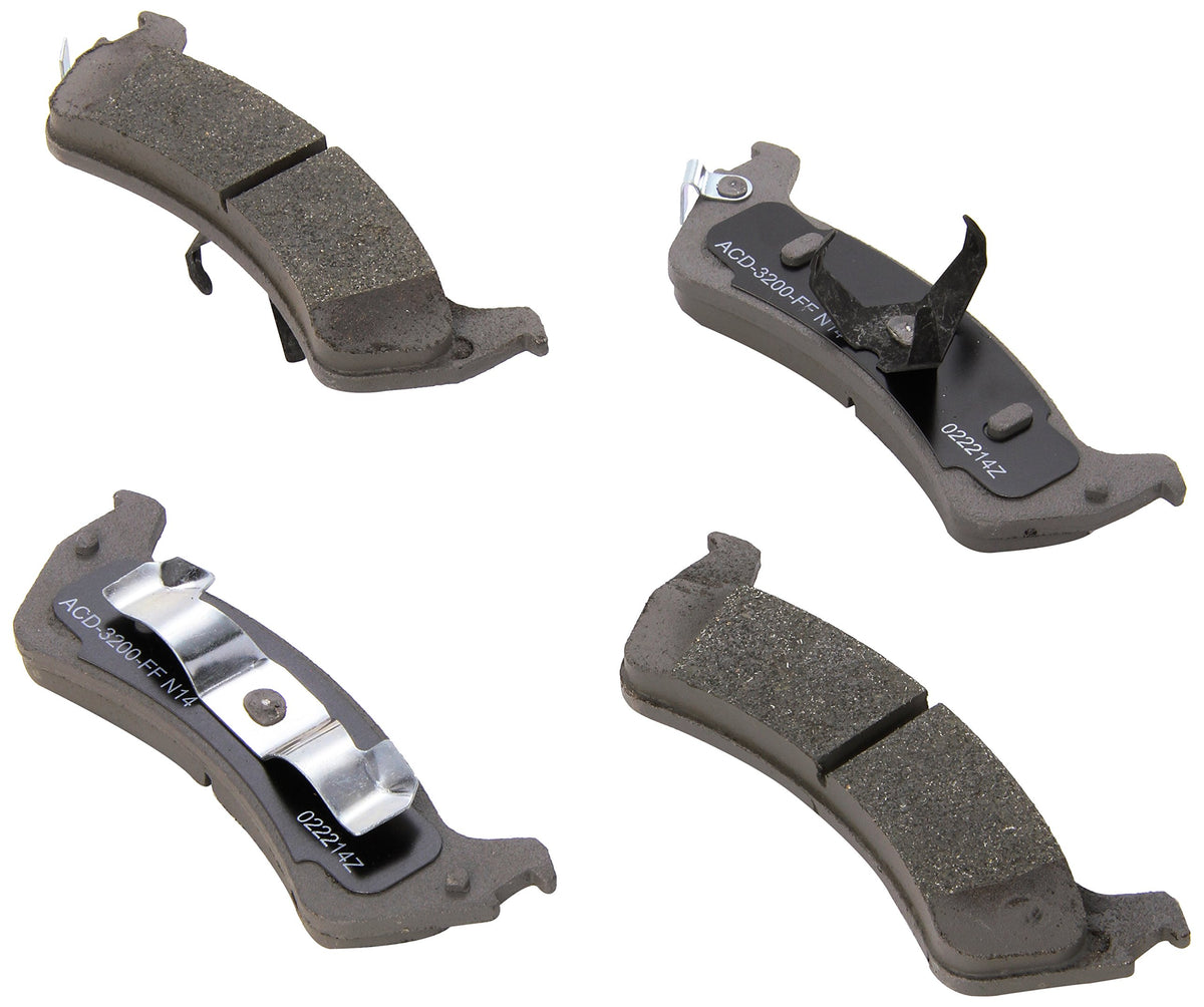 ACDelco Silver 14D667CH (19323987) Ceramic Rear Disc Brake Pad Set