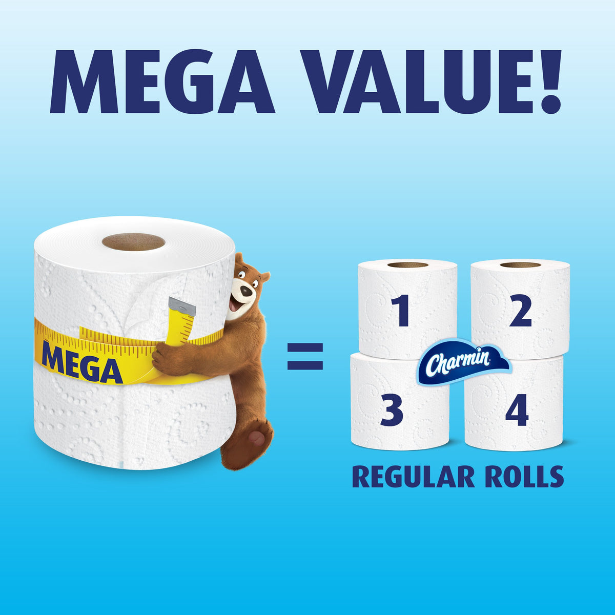 Charmin Ultra Soft Toilet Paper Mega Rolls, 12 ct