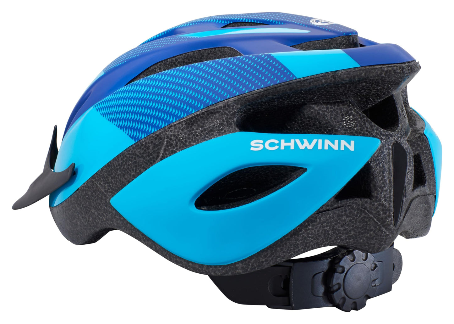 Schwinn Thrasher Kids Bike Helmet, Boys And Girls, Fits 50 - 54cm Circumference, Ages 5-8 Year Olds, Lightweight, Detachable Visor, CPSC Safety Certified, Child, Blue