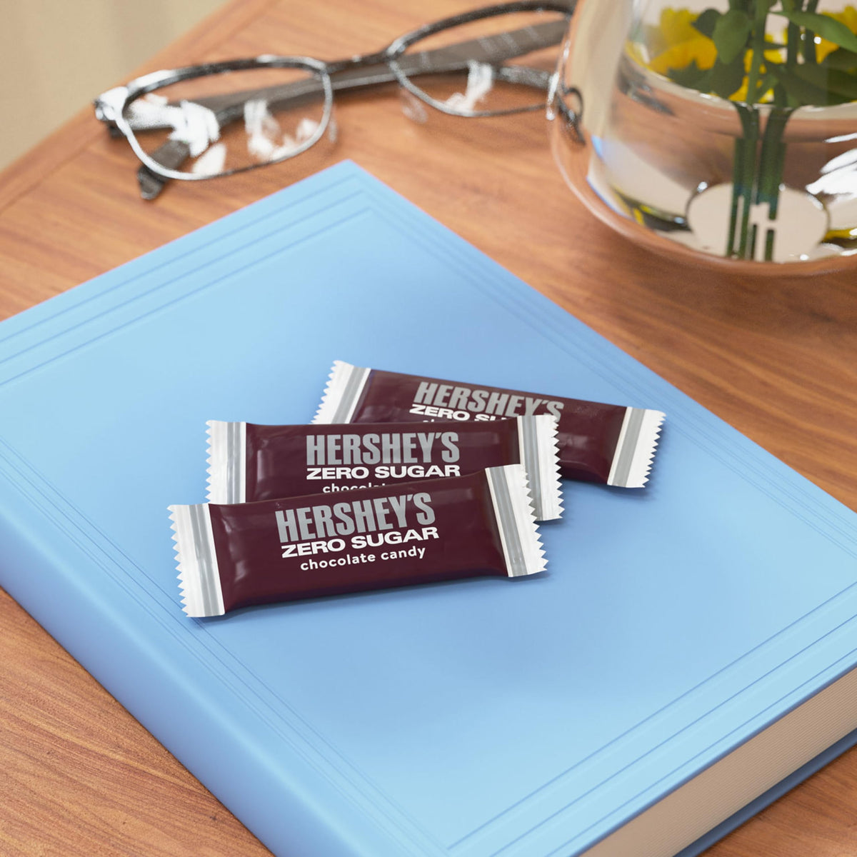 HERSHEY'S Zero Sugar Chocolate Candy Bag, 5.1 oz