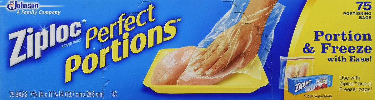 Ziploc Perfect Portions Food Storage Bag (3 Pack)