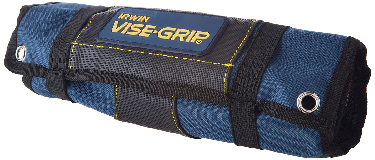 IRWIN VISE-GRIP Pliers Set with Tool Wrap, 5-Piece (2078708), Blue