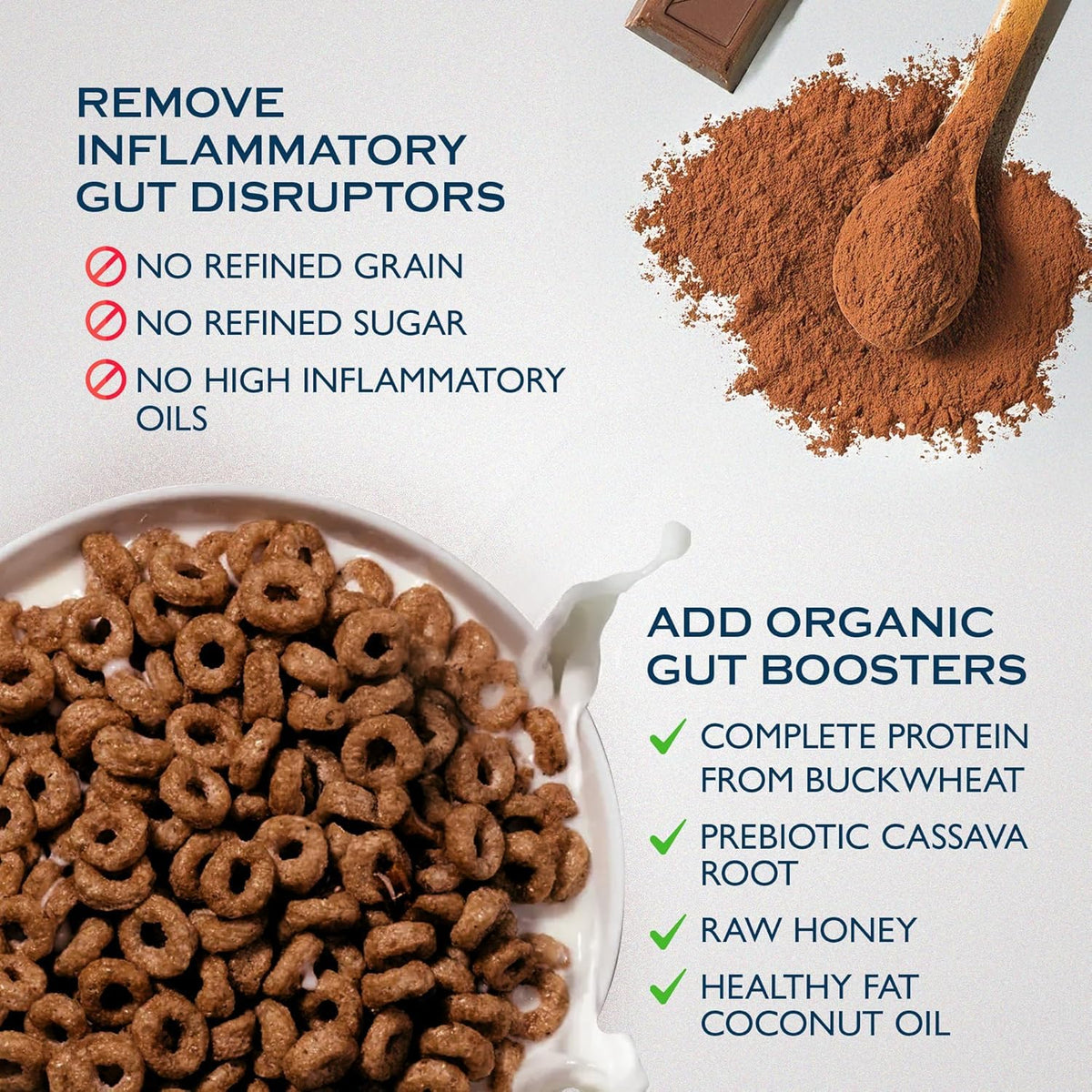 Lovebird Organic Grain-Free Cocoa Cereal, 7 Oz