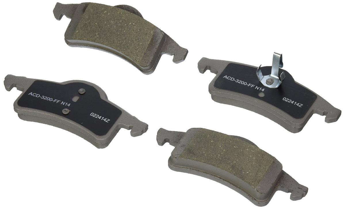 ACDelco Advantage 14D791C (19324106) Ceramic Rear Disc Brake Pad Set