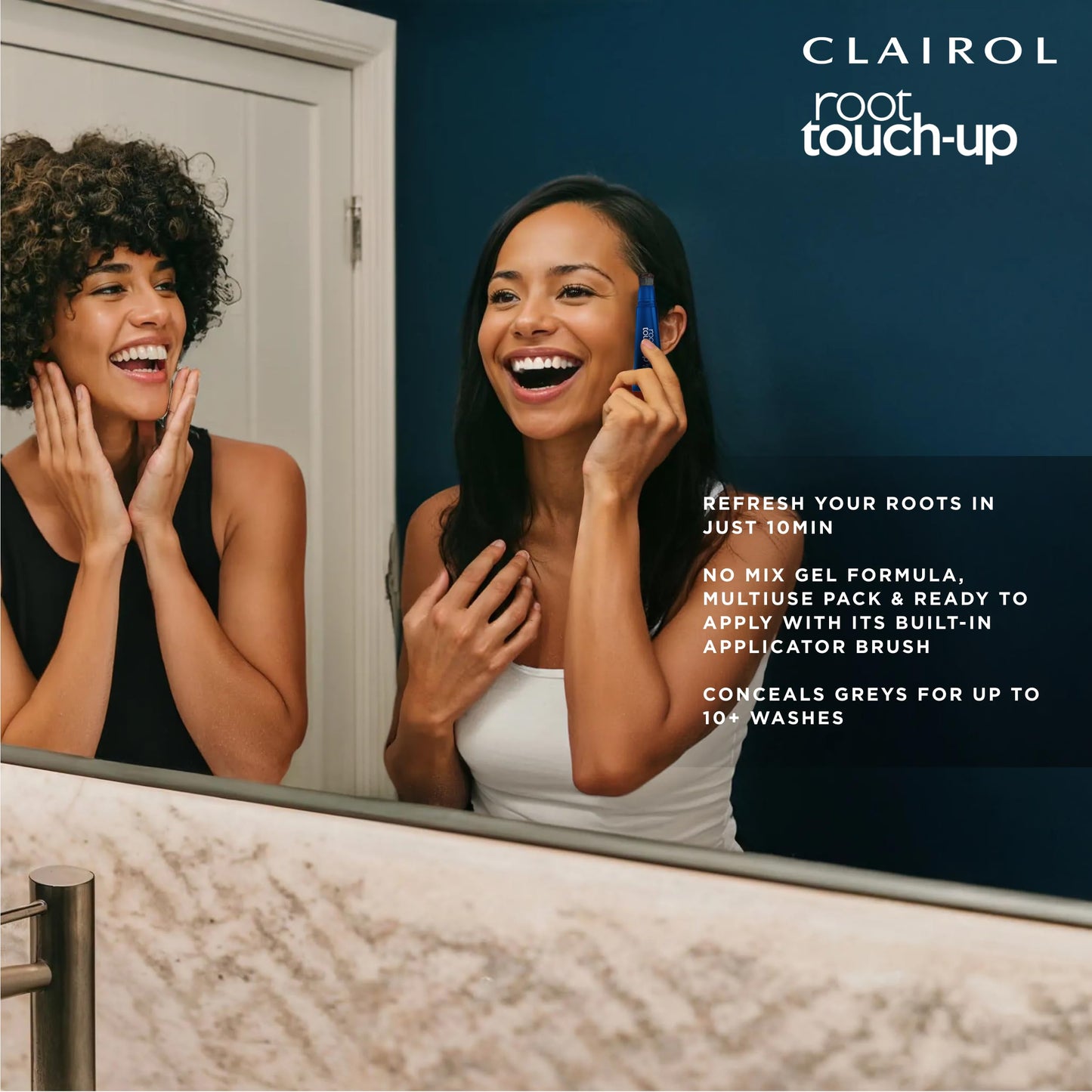 Clairol Root Touch-Up Semi-Permanent Hair Color Blending Gel, 7 Dark Blonde, Pack of 1