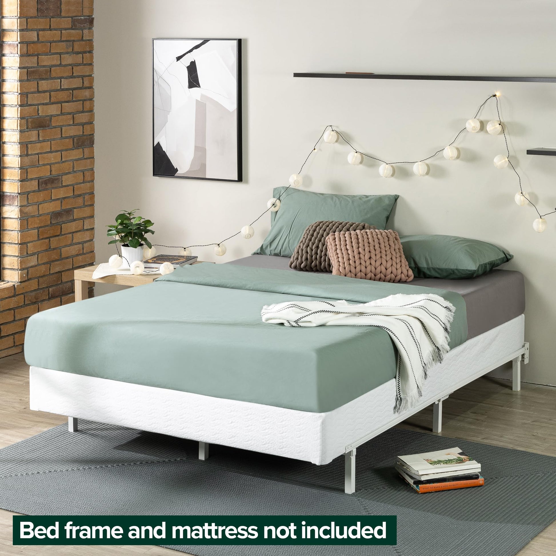 ZINUS 7 Inch Metal Smart Box Spring with Quick Assembly, Mattress Foundation, Strong Metal Frame, Easy Assembly, California King