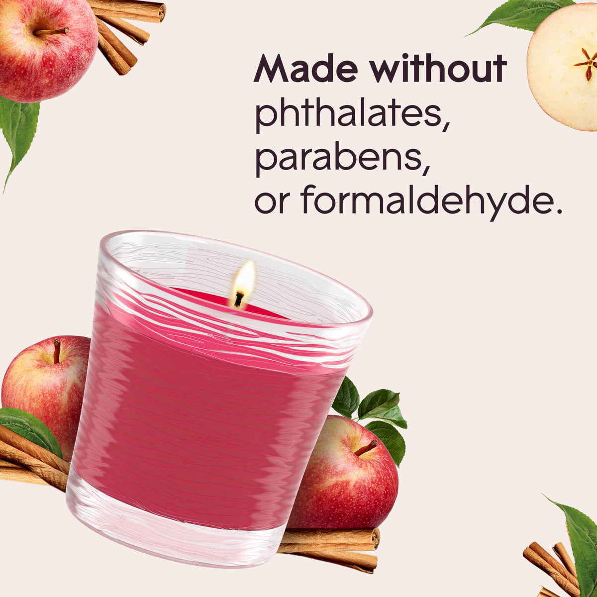 GLADE Apple Cinnamon Candle Air Freshener