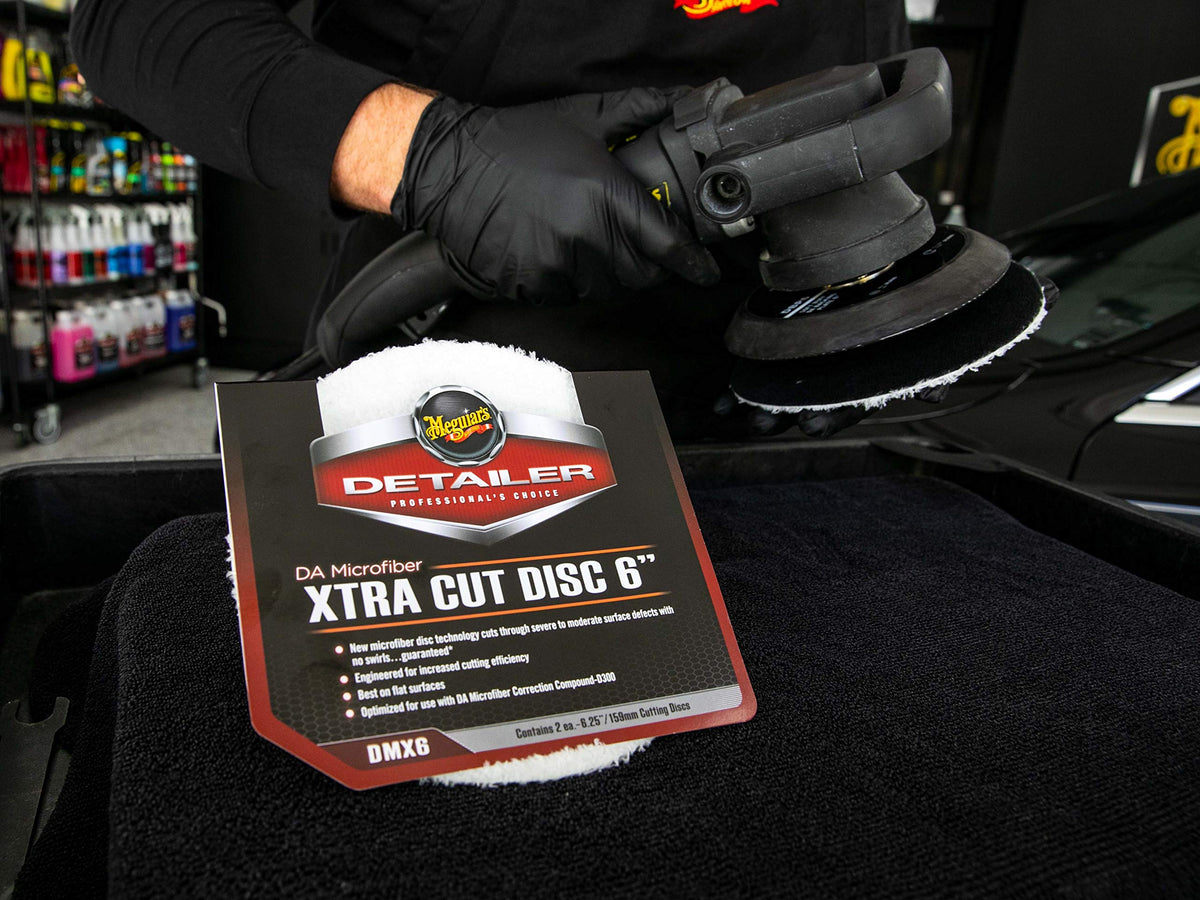 Meguiar's DMX6 DA (Dual Action) Microfiber 6" Xtra Cut Disc, 2 Pack