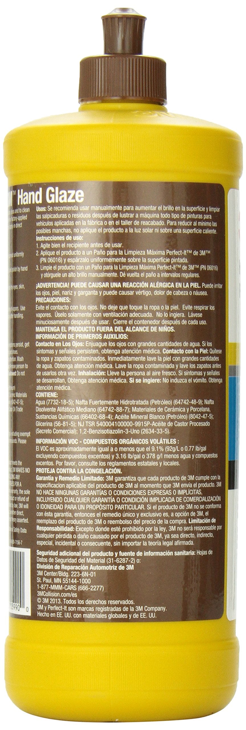 3M Hand Glaze, 05990, 1 qt (32 fl oz)