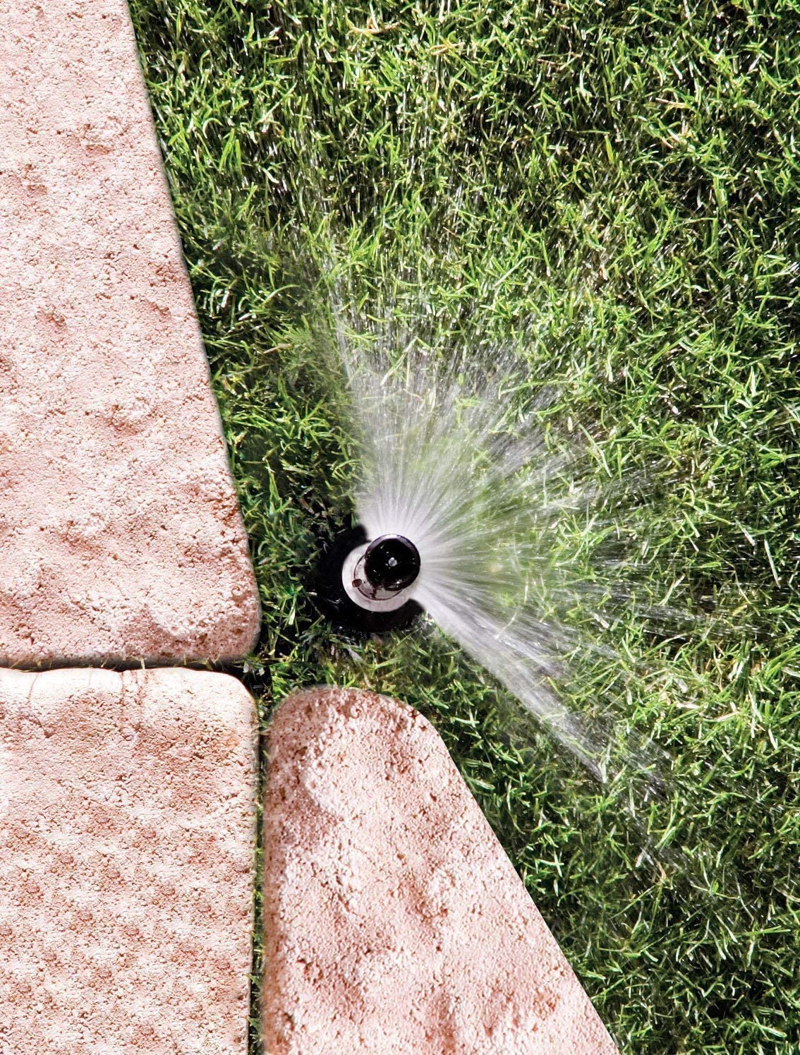 Rain Bird 1804H Professional Pop-Up Sprinkler, 180° Half Circle Pattern, 8' - 15' Spray Distance, 4" Pop-up Height