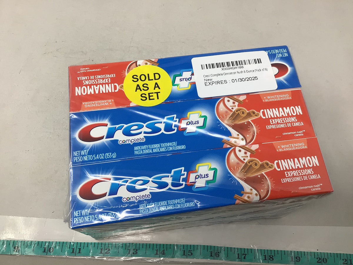 Crest Complete Cinnamon Rush 5.4 OZ (Pack of 6)