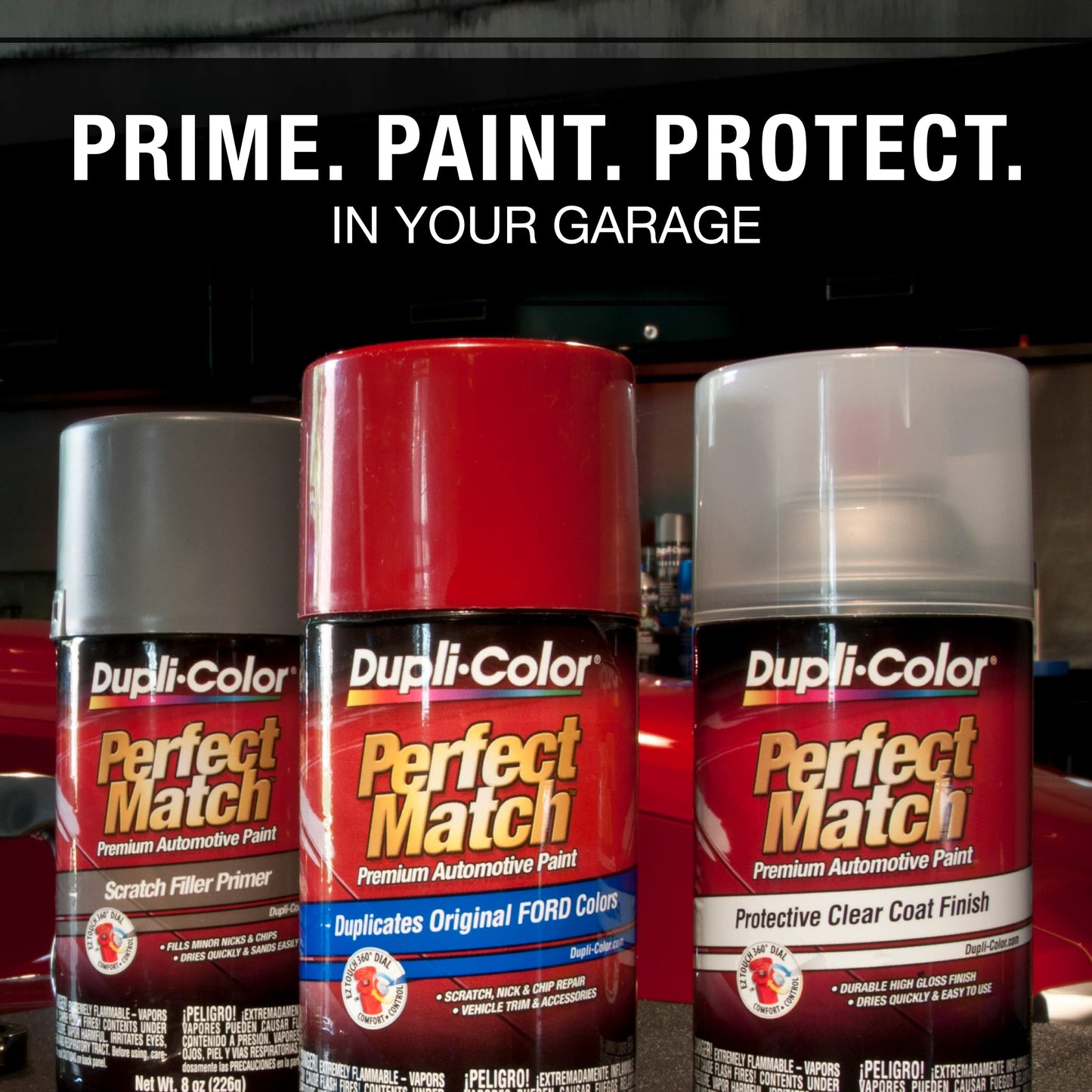 Dupli-Color BGM0398 Bright Red General Motors Exact-Match Automotive Paint - 8 oz. Aerosol