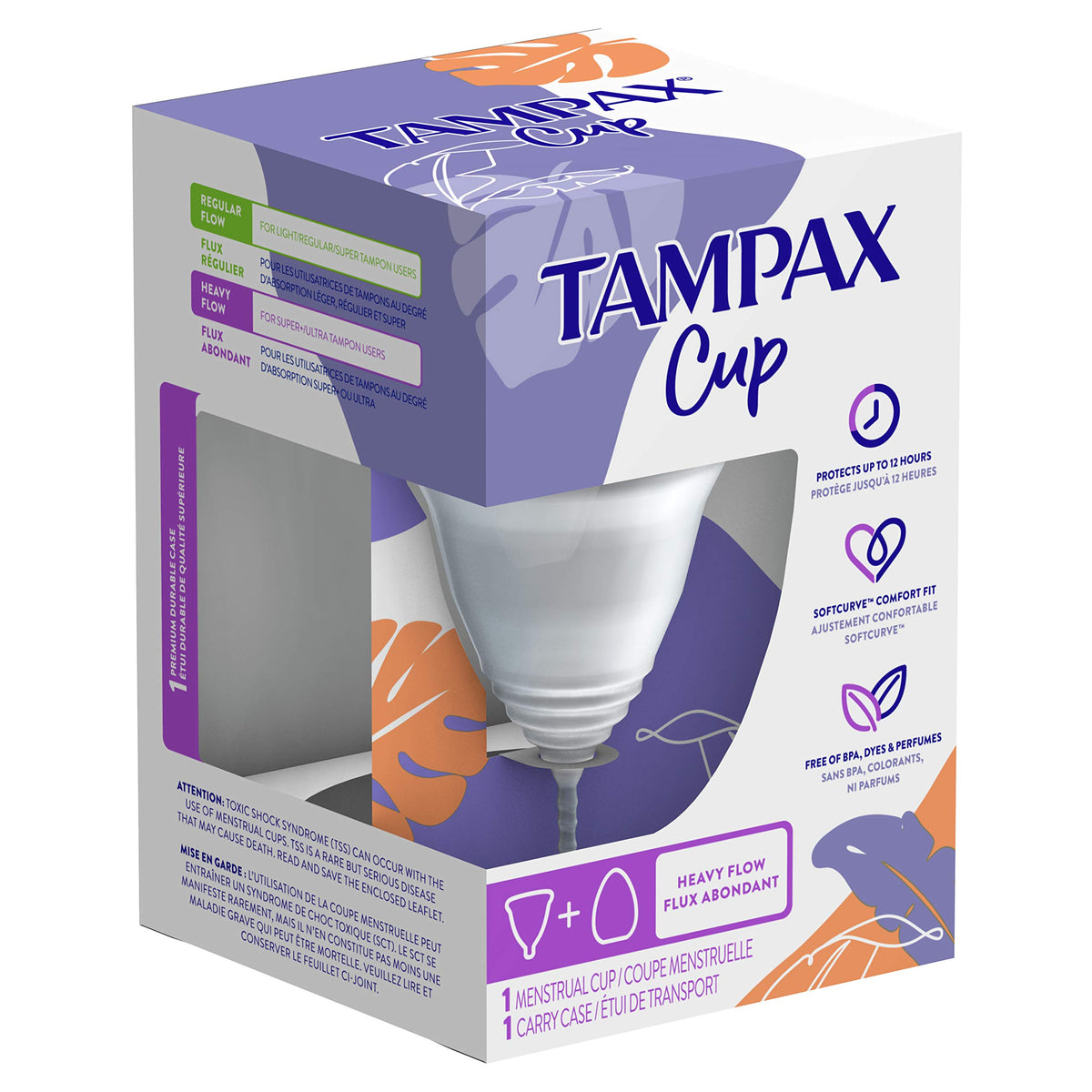 TAMPAX CUP 3X4X1 HEAVY FLOW 1X CA