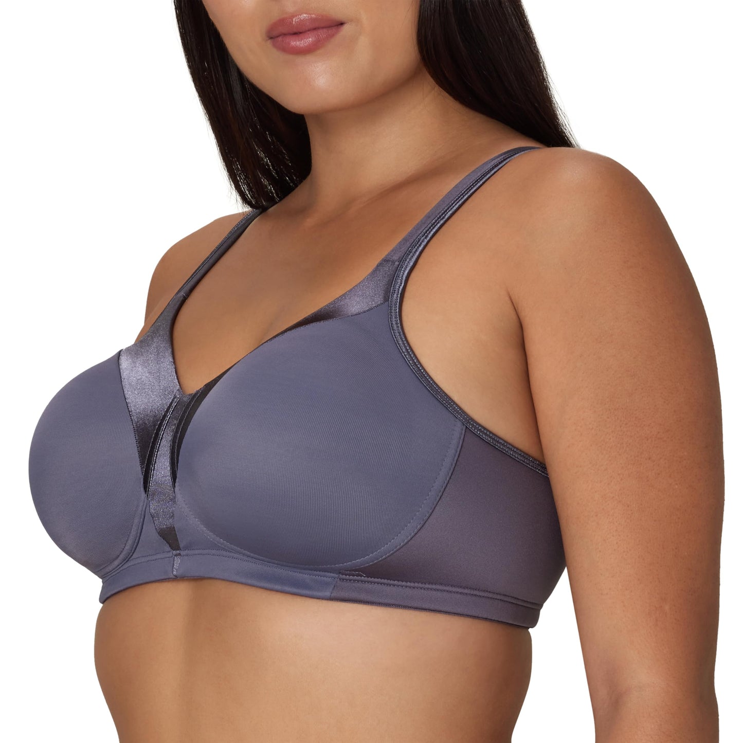Playtex womens 18 Hour Silky Soft Smoothing Wireless Us4803, Available in Single and 2-pack Bras, Private Jet, 42C US