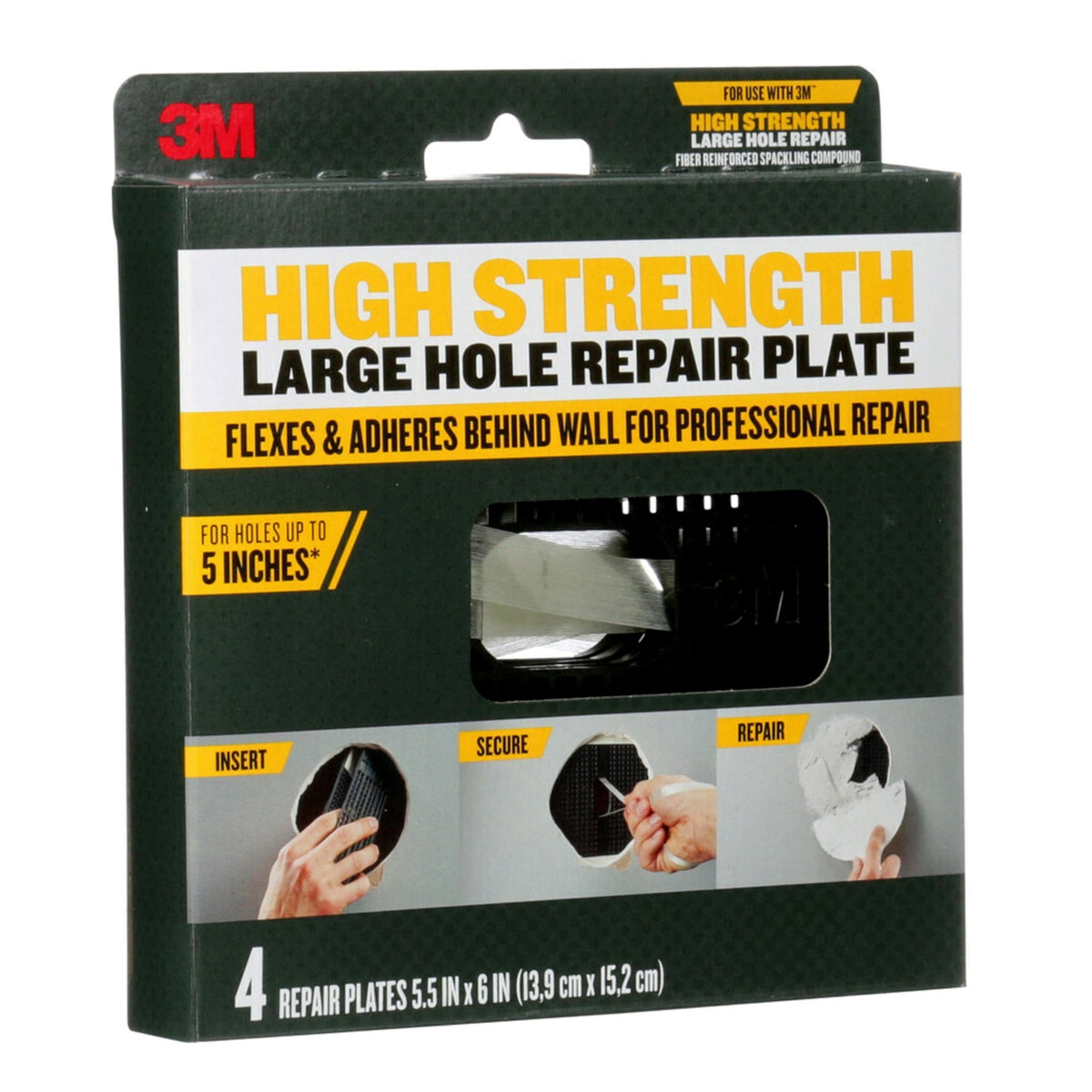 3M RP6IN-4PK Wall-Surface-Repair-Products, 4-Pack