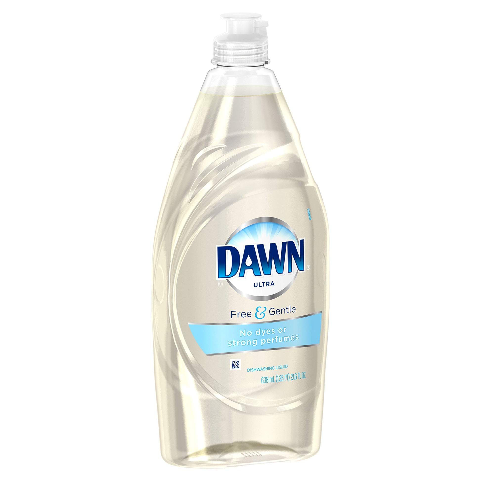 Dawn Free & Gentle Dishwashing Liquid Dish Soap, Sparkling Mist, 21.6 Oz (Pack of 2)