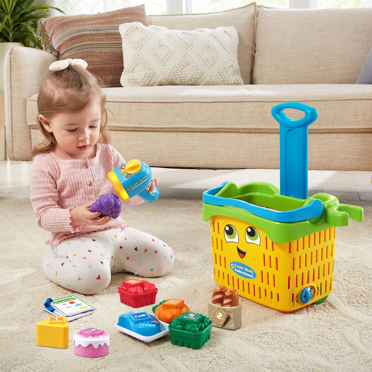 LeapFrog Count-Along Basket and Scanner, Multicolor