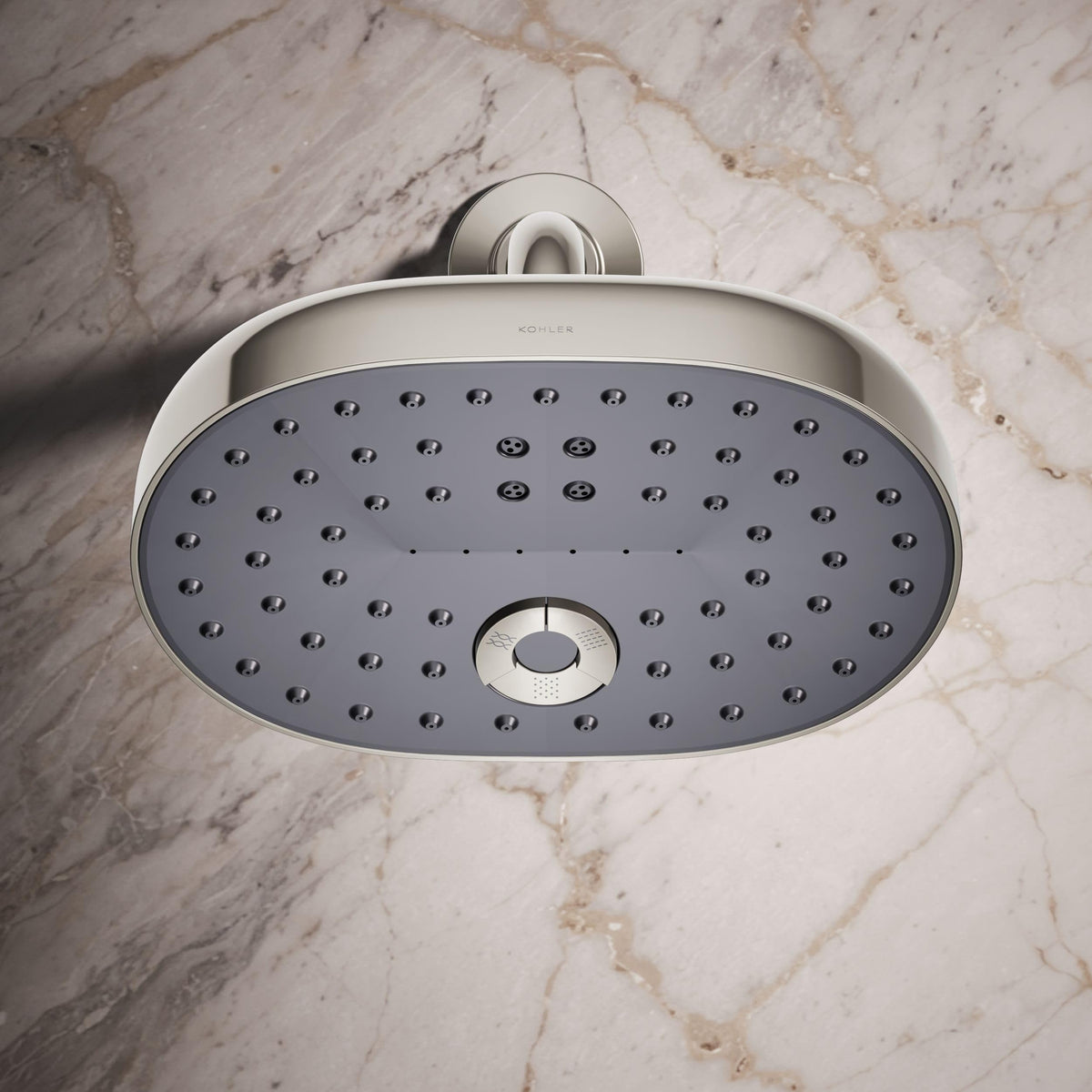 Kohler 26290-SN Statement® Three-function showerhead, 2.5 gpm, Vibrant Polished Nickel