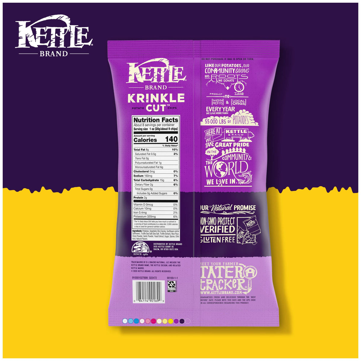 Kettle Brand, Truffles Sea salt Chips, 8.5oz