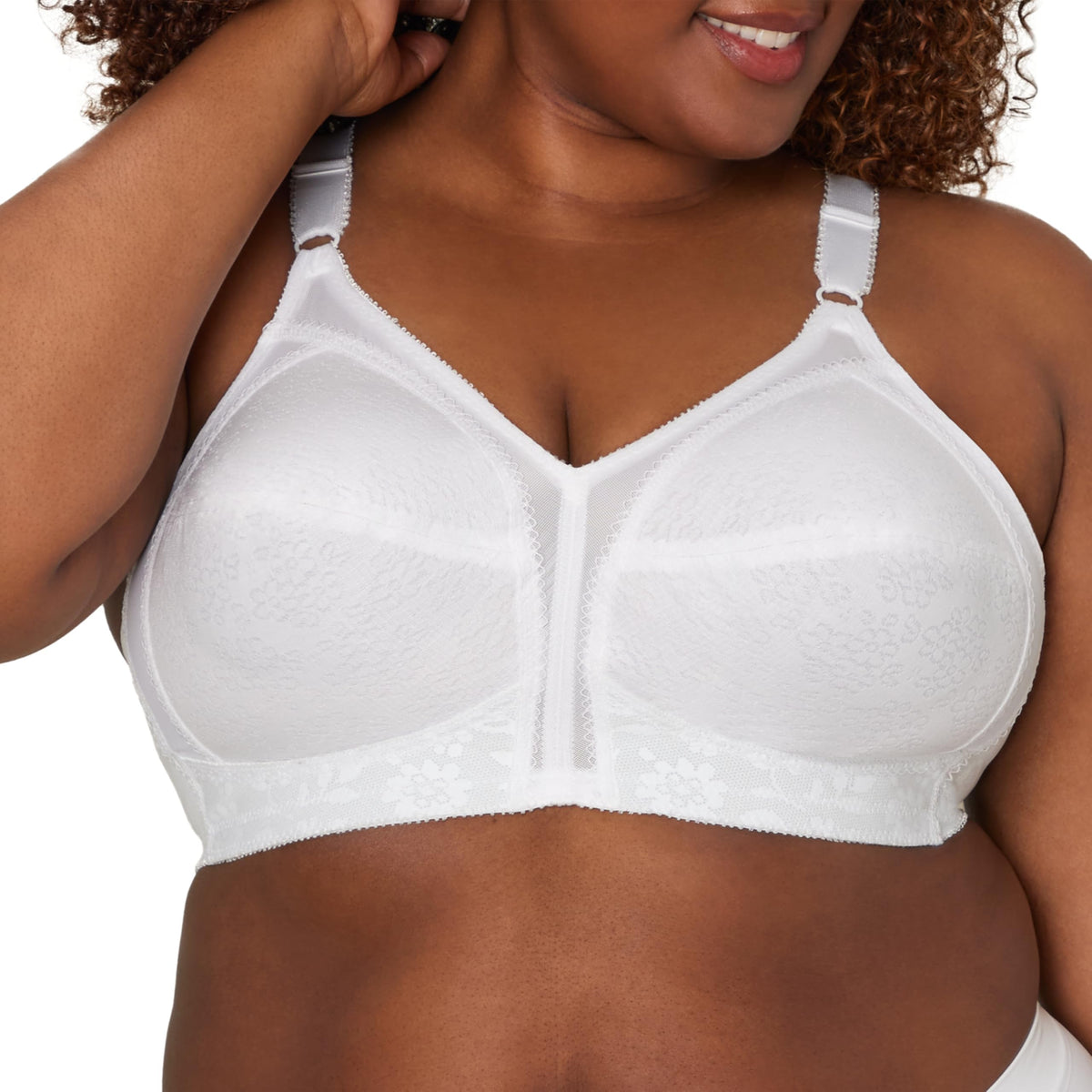 Playtex womens 18 Hour Sensational Support Wireless Us0020 Bras, White, 40B US
