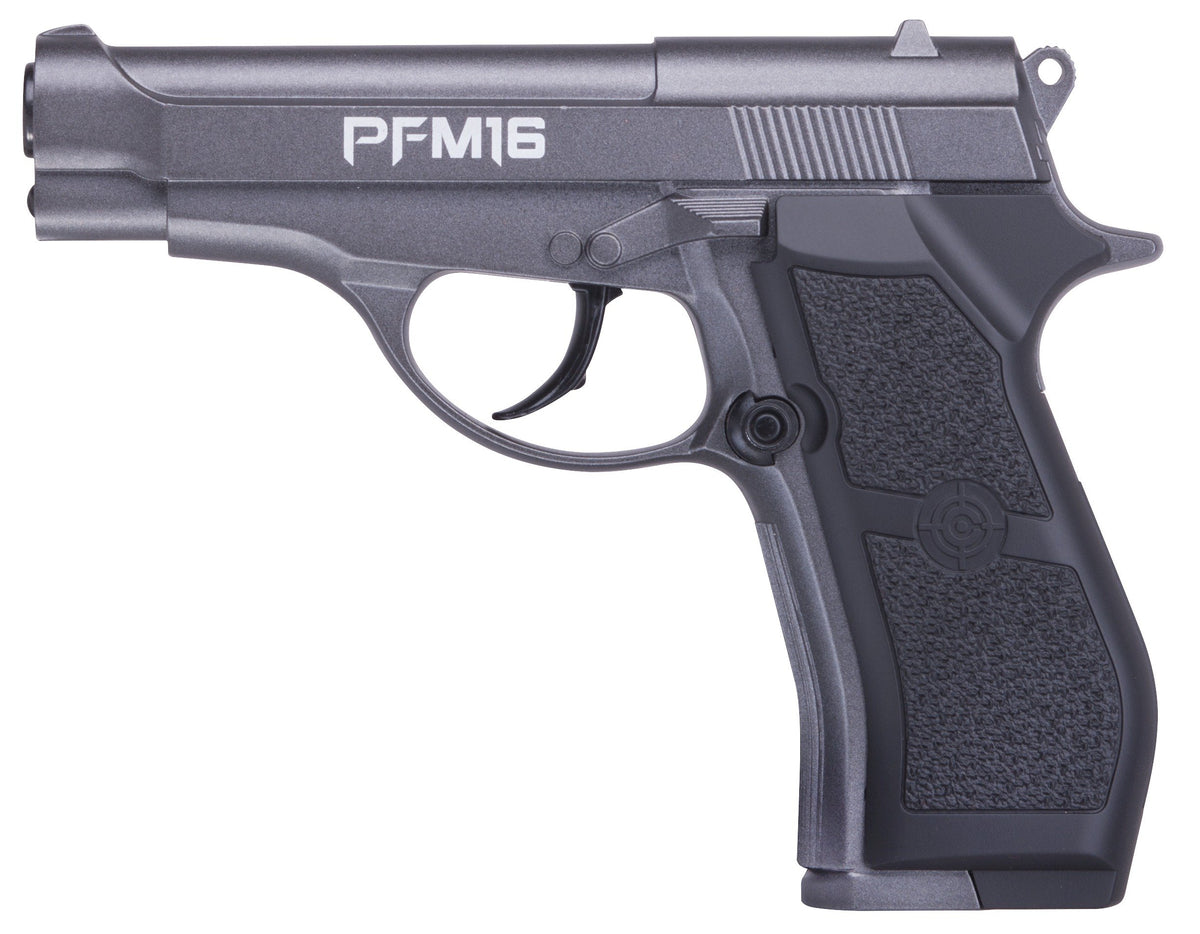 Crosman PFM16 CO2-Powered Full Metal BB Air Pistol, Silver
