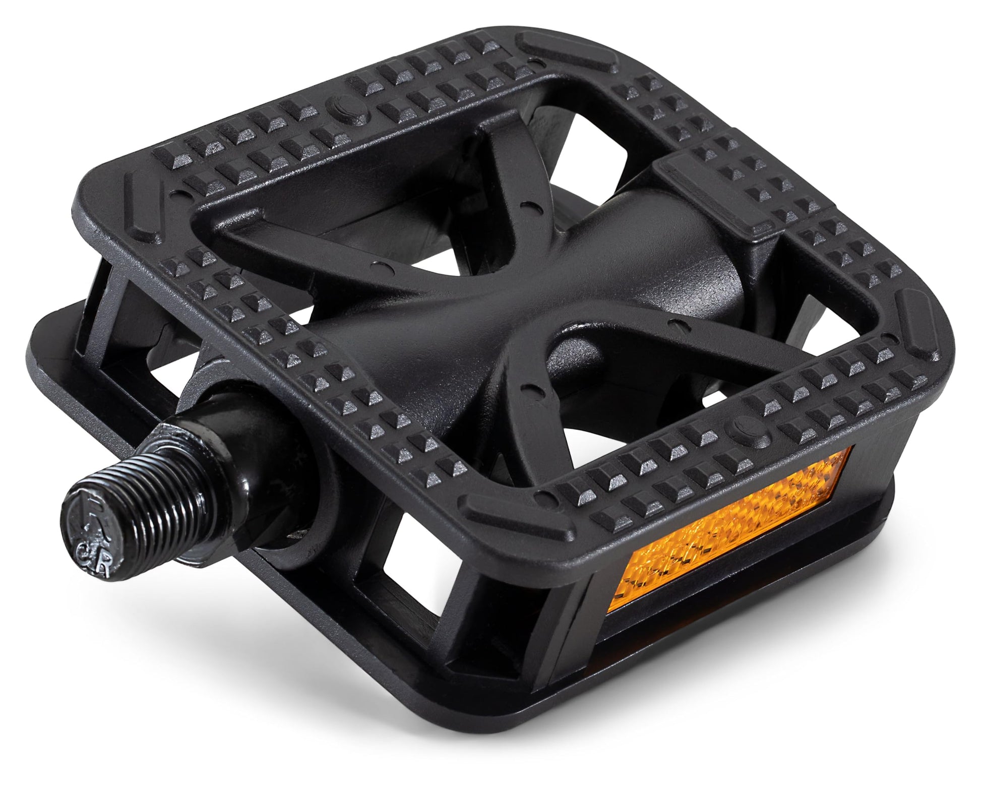 Schwinn Universal Composite Bike Pedals, Fits Most Adult Bikes for Men and Women, with 1/2-inch and 9/16-inch adaptors, Universal Fit Bike Pedal Replacement